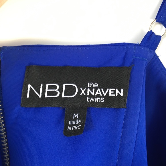 NBDxNAVENtwins Royal Blue Mini Dress - Picture 4 of 4